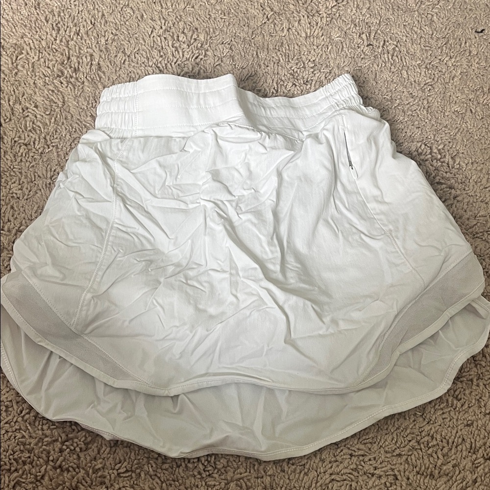 Lululemon Athletica White Mini Skirt
